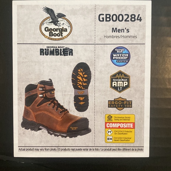 ★NWT★ GEORGIA BOOT - Rumbler, Men’s Work Boot - GB00284 - Size 10 - Picture 8 of 8